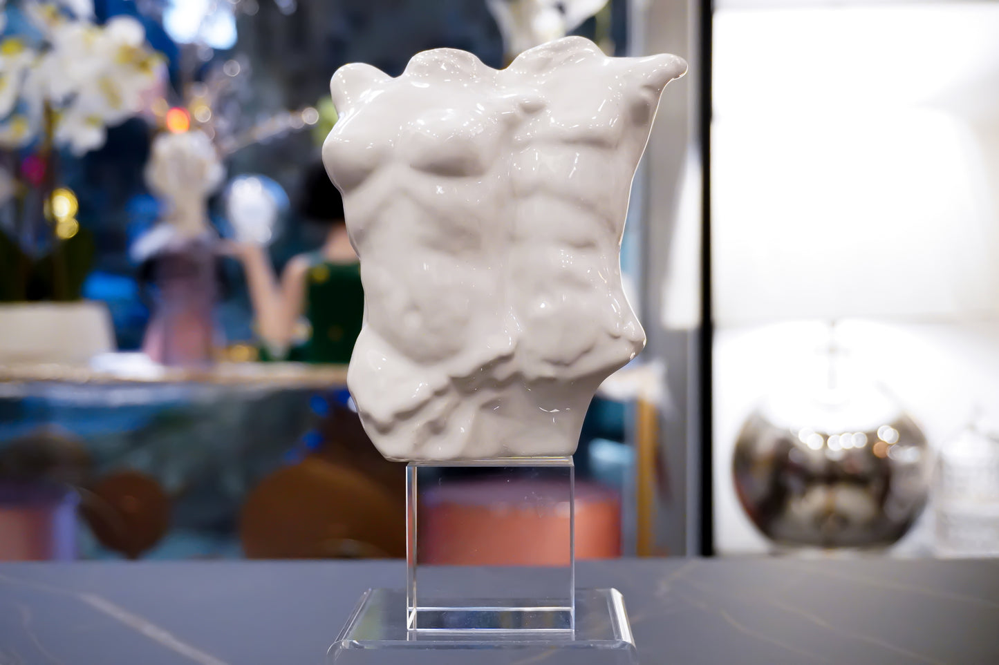 Busto Uomo Donna | Bianco