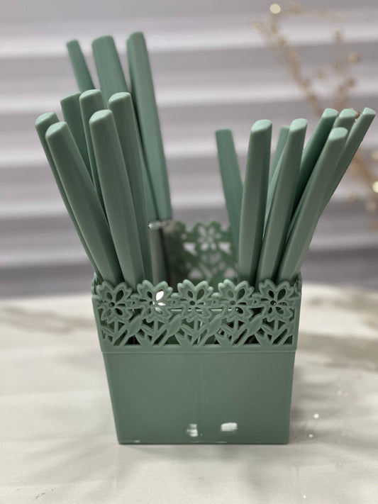 Set Posate Green