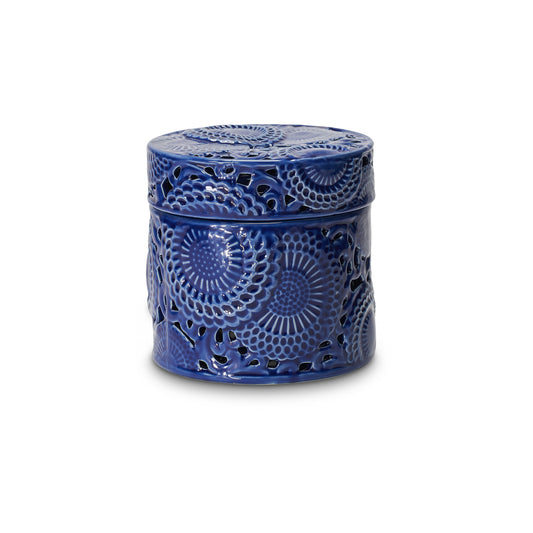 Potiche Rotonda Blu